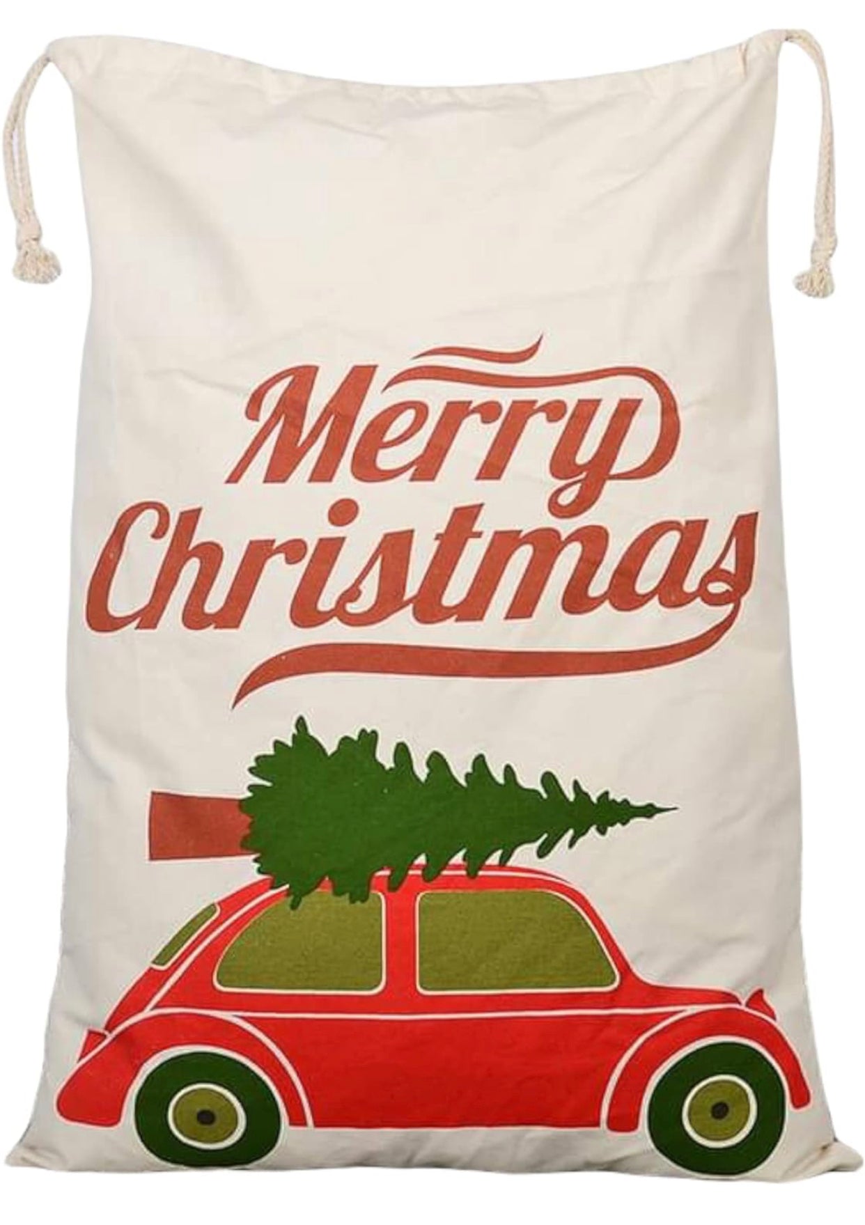 Merry Christmas Red Car