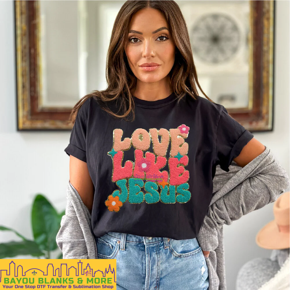 Chenille Patch • Love Like Jesus