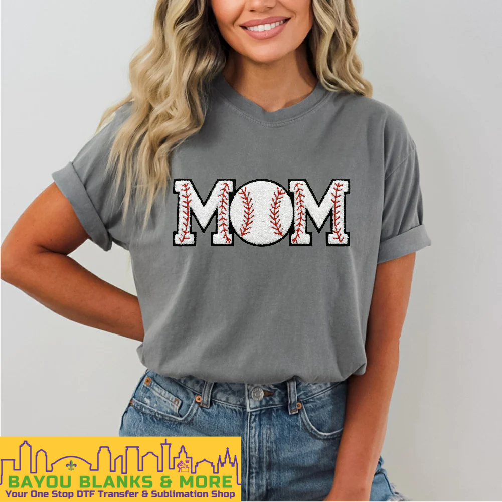 Chenille Patch • Baseball Mom