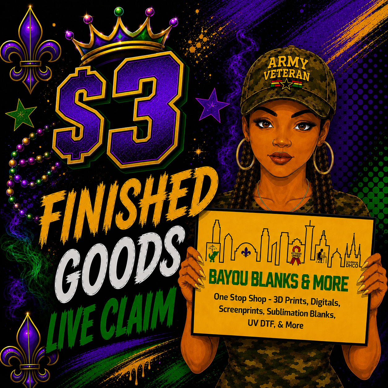 $3.00 • Live Claim
