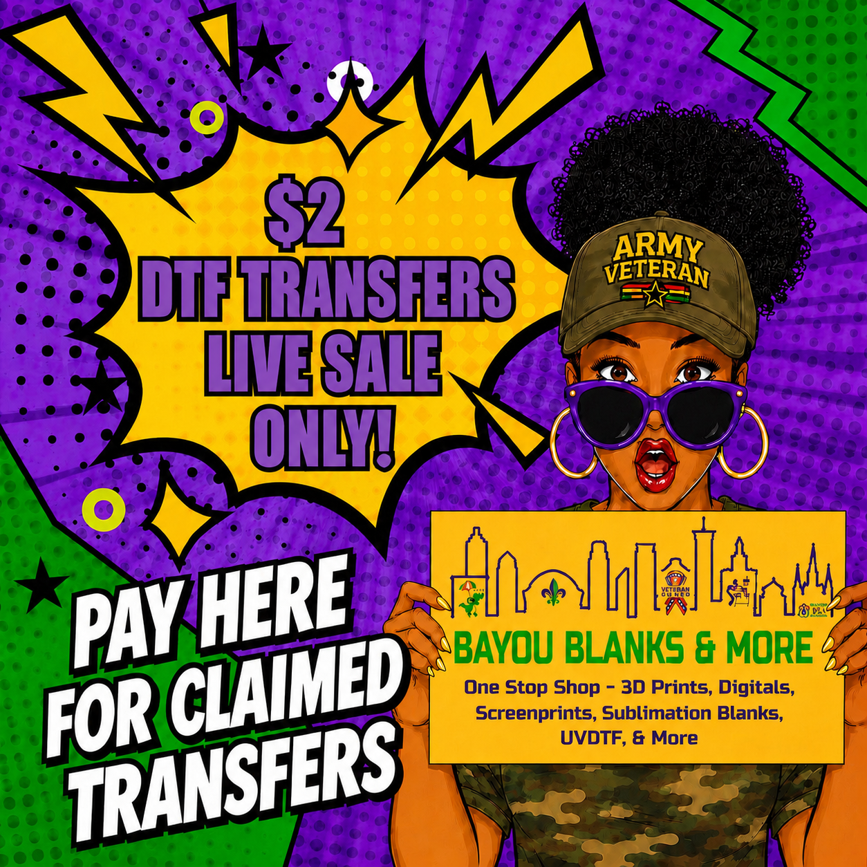DTF TRANSFER LIVE CLAIM